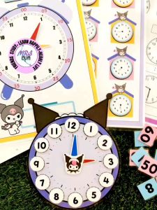 Math TICK-TOCK Time Learning | Kuromi | Belajar Masa & Jam Latihan | Preschool Learning Toys