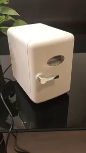 White 4L USB Mini Fridge Cooler & Warmer for Car and Home Use with Energy Saving Feature