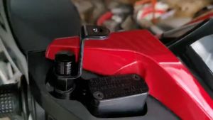 Pat nhôm lắp chân gương xe máy đèn trợ sáng camera chữ Z S L