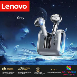 Lenovo | Lenovo New EA189 Bluetooth 6.0 True Wireless Earbuds ENC In-Ear Buds Earphones Low Latency Headphones for Gaming Long Endurance