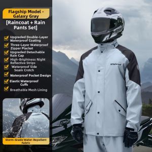 WEICHENGNEI | Riding Raincoat Full Body Waterproof Separated Suit for Delivery Riders and Electric Bike Riders