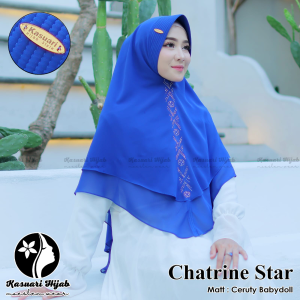 KASUARI hijab - CHATRINE STAR- CERUTY BABYDOLL - hijab instan#kerudung#muslim