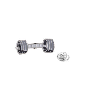 เข็มกลัดเคลือบการ์ตูนหนูลายสัตว์ตลกๆสำหรับกล้ามเนื้อผู้ชายออกกำลังกายดัมเบลล์ปก lencana Pin กระเป๋าเป้สะพายหลังเสื้อผ้าอุปกรณ์เสริมหมวก