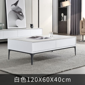 Modern Minimalist Stone Plate Coffee Table Scandinavian Living Room Accessible Luxury Normcore Large and Small Apartment Type For Home Tea Table TV Cabinet Unit