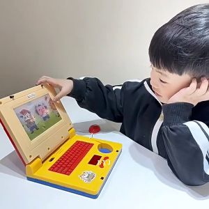 LAKOE Mainan Edukasi Anak Laptop Mainan Mini Learning Machine Notebook