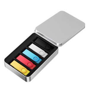 Jaster | 5PCS 10PCS USB Flash Drive 128GB Metal Box Pen Drive 64GB Wholesale Pendrive 32GB USB3.0 Blue Red Purple Black Memory Stick 16GB