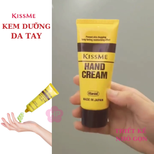 Kem Cấp Ẩm Và Dưỡng Mềm Mịn Da Tay Kissme Moisturizing Hand Cream ( 65G )