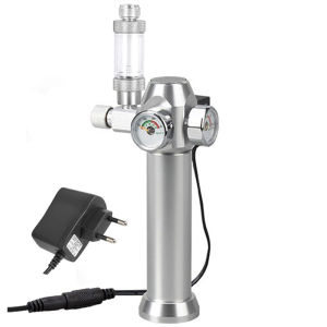 Aquarium CO2 Regulator Solenoid Valve Bubble Counter Small Gas Bottle 3-8UNF With sleeve Fish Tank CO2 Pressure Reducing Valve