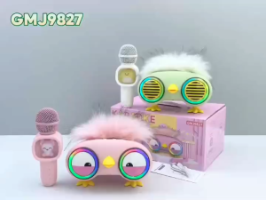 ลำโพงบลูทูธตุ๊กตา พร้อมไมค์โครโฟนไร้สาย รุ่น GMJ9827 ดีไซน์สวย BT/USB/TF/AUX ฟังก์ชั่นครบ