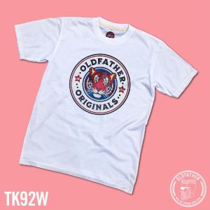 เสื้อยืดคอกลมแขนสั้น ผ้าTK พิมพ์ระบบ Sublimation นุ่ม สวมใส่ สบาย ระบายอากาศไม่ร้อน ( รหัสสินค้า TK 92 )