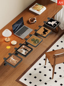 No-Drill Desktop Extension Board Computer Table Extended Lengthening Bracket Wider Folding Keyboard Support Rack