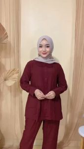 one set wanita / setelan wanita terbaru / setelan panjang kekinian / one set wanita terbaru 2025