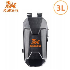 Kukirin Electric Scooter Bag 3L Hard Shell Secure Waterproof Rainproof Portable Front Premium Handlebar Mounted Organizer