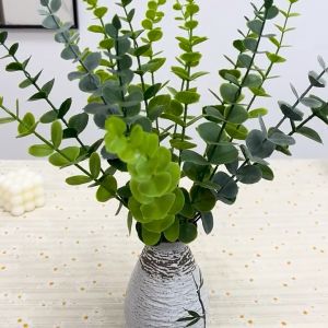 Bó 10 Cành Khuynh Diệp Dài 38CM Siêu Đẹp Trang Trí Nhà Hàng Decor Chụp Ảnh Phong Cách Châu Âu Làm Hoa Cưới
