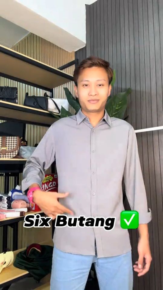 ZEKE A0001 Kemeja Lelaki Long Sleeve Slim Fit Suit Shirt Plus Size Business Formal Shirt Men  baju kemeja lelaki READY STOCK