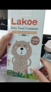 Payoe 3pcs/Set Wadah Mpasi Kaca/Food Container Mpasi Kaca/Tempat Makan Bayi