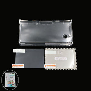 Crystal Shell Skin Case Cover For NDSL NDS Lite NDSI NDSi XL LL - Clear Plastic Console Screen Protective Film