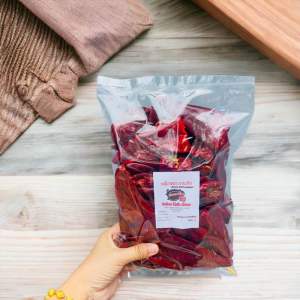 พริกแห้งเม็ดใหญ่ พริกหยวกแห้ง พริกแห้งไม่เผ็ด ขนาด 200 กรัม(หยวก200)