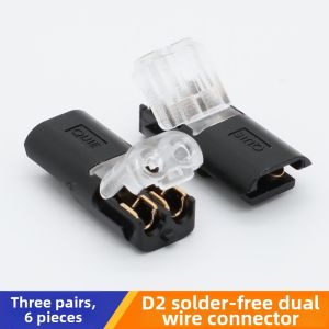 kuicc | Solderless Peel-free Interlocking Wire Connector Dual-wire