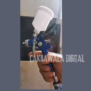 PROMO Taffware Spray Gun Cat Elektrik Semprot Cat Kompresor Mini 125ml - H-2000A