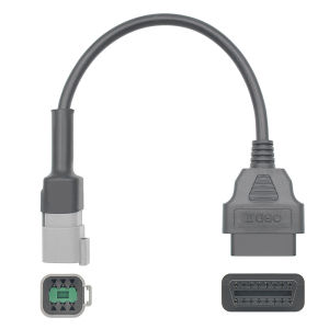 For BRP MOTO ATV UTV 6 Pin to 16 Pin OBD2 Motorcycle Diagnostic Tool Scanner Cable Adapter 6PIN OBD2 ELM327 Connector