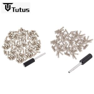 100pcs 1.9 2.2 Wheel Rim M2 M3 Steel Scale Beadlock Ring Screws For 1/10 RC Crawler Car TRX4 Axial SCX10 AXI03007 VS4-10 LCG