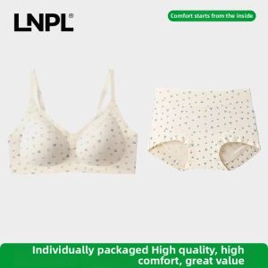 New Summer Lace Bra Set Seamless Gather Support