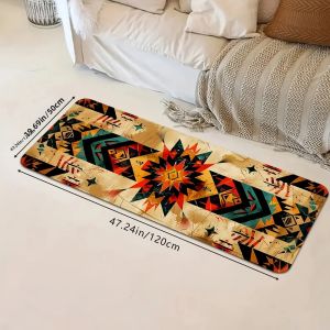 Bộ Thảm Nhà Bếp Chất Liệu Polyester Mềm Mại Phong Cách Bohemian Kiểu Dáng Hiện Đại Không Dệt Chống Thấm Nước Dùng Làm Thảm Cửa Ra Vào Cho Mùa Xuân/hè Trang Trí Văn Phòng & Nhà Cửa