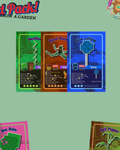 Grow a Garden Pets and Plants Blind Pack Collectible Cards - 10 pcs per pack - Playing Cards Gifts
