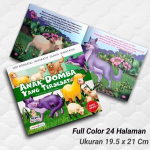 Buku Cerita Anak - Dongeng Inspiratif Dunia Binatang -Lingkar Media