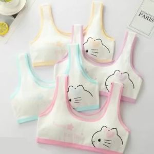 NY07 ชุดชั้นในเด็กผู้หญิง คละสี3ตัว ผ้าฝ้าย ระบายอากาศ ใส่สบาย ฟรีไซส์ ผ้าฝ้าย ระบายอากาศ ใส่สบาย ฟรีไซซ์แบบสวมทรงสวยมาก