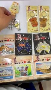 Ready Stock 2024 Australia Sourvenier Souvenir Gifts Keychain Fridge Magnet