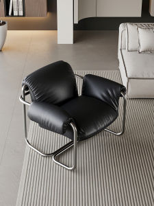 Italian Minimalist Baxter Single Sofa Chair Luxury Living Room Small Model Designer Creative Bauhaus Leisure Chair