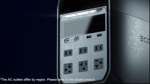 EcoFlow DELTA 3 Portable Power Station INTL 1024Wh Solar Generator LiFePO4 Battery 0-70% Quick Charge in 30 Min Expandable to 5kWh Backup Power with UPS for Home Camping & RV