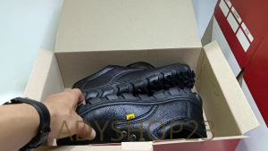 Sepatu Safety cat Pendek Pria Ujung Besi Sepatu Kerja Lapangan Proyek Cowok Sefety Anti Slip full syntetic leather