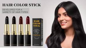 VERONNI | Disposable temporary dye to cover gray hair stick pen Hairdressing pen stick lipstick to cover gray hair