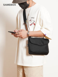 Cordura Ballistic Nylon Crossbody Bag with Magnetic Buckle 11 Inch Street Style Anti-Theft Shoulder Bag for Youth