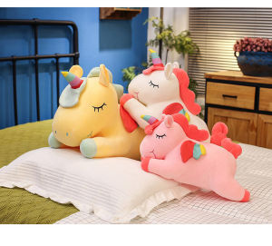 Fat Version Unicorn Doll Big Pony Toys Pillow Plushie Stuffed Toy for Birthday Anniversary Gift Kids