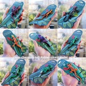 Squeeze Stress Relief Soft Rubber Lizard Toy