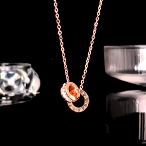 OLEVS Kalung Wanita Anti Karat Titanium Aesthetic Bentuk Gaya Perhiasan gaya korea Necklace