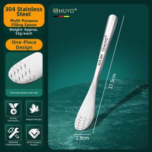HUYO | Stainless Steel 304 Filling Spoon for Dumplings Wontons