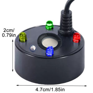 1PC 5V USB Mist Maker Fogger Nebulizer Water Fountain Fish Tank Pond Atomizer Head With 4 LED Colorful Lights