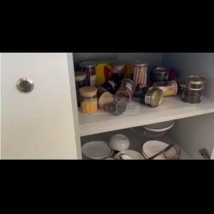 Steel metal pull out kitchen cabinet drawer organizer rack with adhesive slide basket