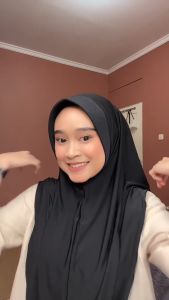 Paket Reseller 100 Ribu Dapatkan 10 PCS Kerudung Instan Bergo Hamidah Jersey Ped