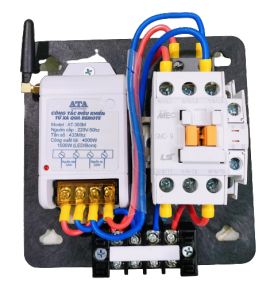 Tủ điện điều khiển từ xa công suất lớn 20A- Máy bơm 2HP - Thiết bị điện lên đến 4000W. HÀNG CHÍNH HÃNG ATA -BH 12 THÁNG