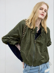 Juicy Couture | Loose Fit Drawstring Short Jacket