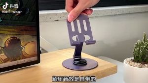 Foldable Portable Adjustable Tablet Phone Stand Phone Holder Sturdy Mobile Stand Metal Stand