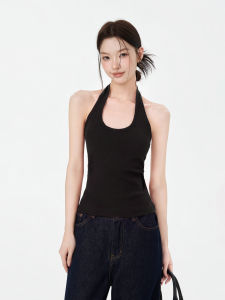 iiiamx | Red U-Neck Padded Camisole Vest Summer