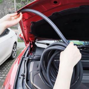 Car Accessories Waterproof Seal Strip for Volkswagen Tiguan 08-19 Model Year Hood Front Headlight Decorative Rubber Strip