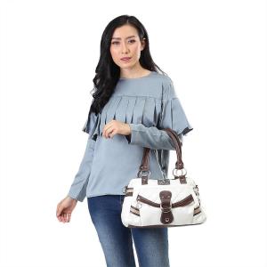 Inficlo SKS 318 - TAS TANGAN WANITA | Hand Shoulder Bag Warna Putih